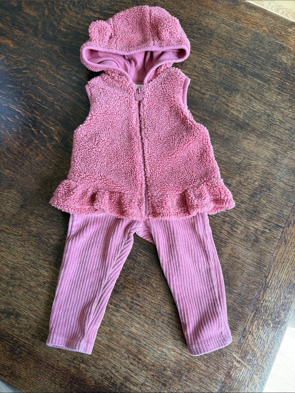 Mayoral Dusty Rose infant outfit